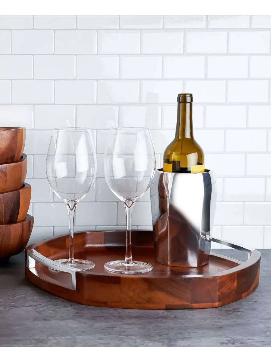 Охладитель для вина «River Wine Chiller» Nambe — изображение 2 из 4, серебряный
