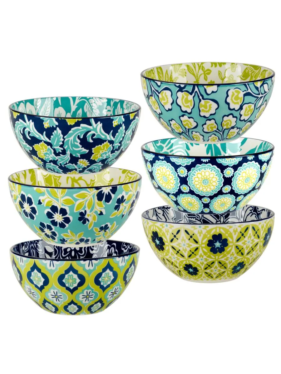 Набор из 6 универсальных мисок Tapestry Certified International