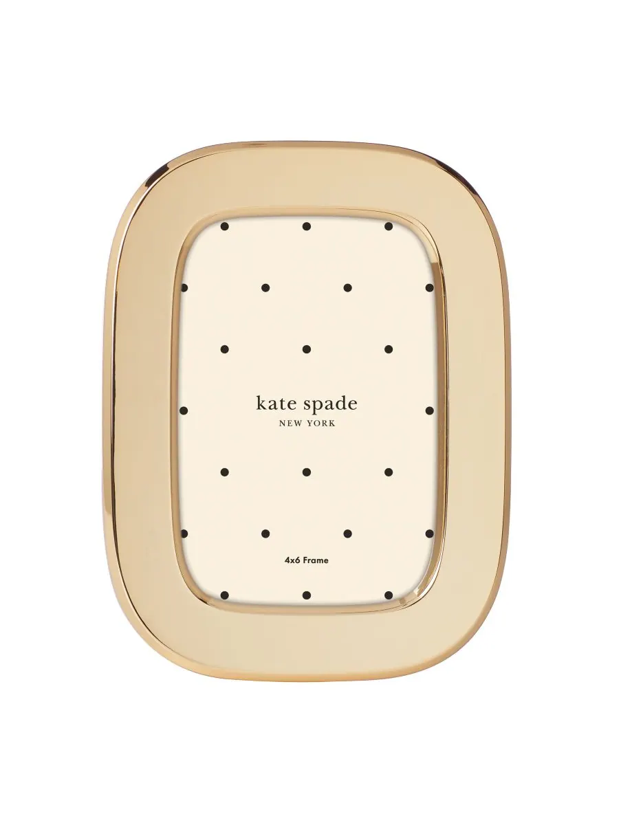Овальная рамка для картины "Саут-стрит", 4" x 6" Kate spade new york