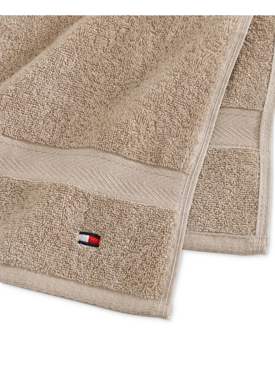 Современное американское полотенце для рук из однотонного хлопка, 40 см x 66 см Tommy Hilfiger Home — изображение 4 из 10