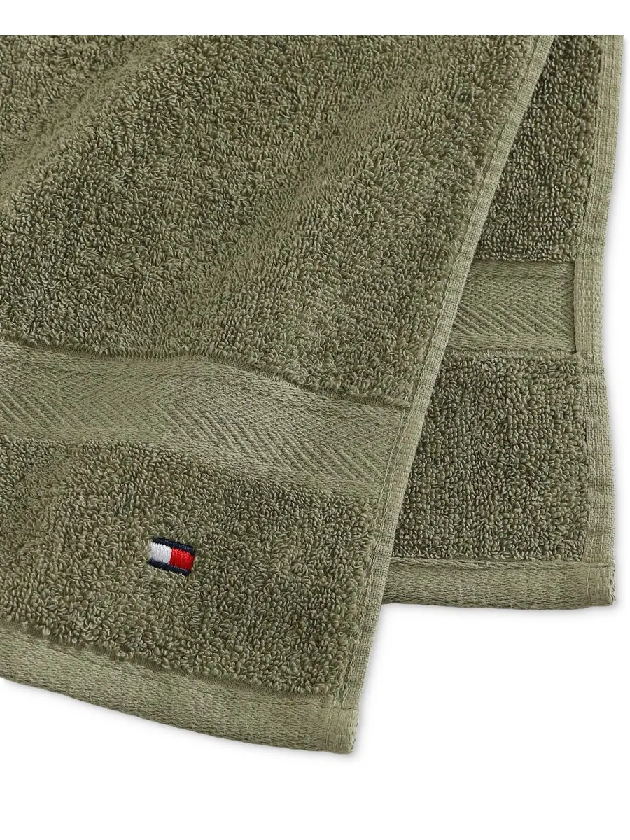 Современное американское полотенце для рук из однотонного хлопка, 40 см x 66 см Tommy Hilfiger — изображение 4 из 10