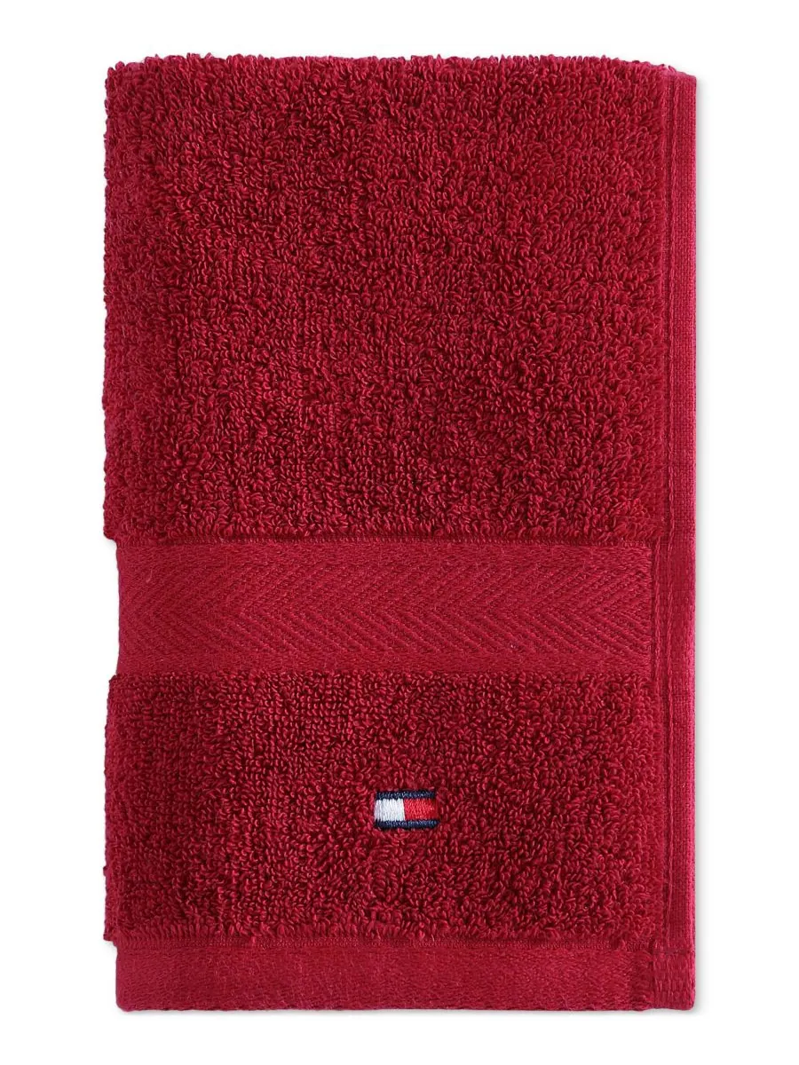 Современное американское полотенце для рук из однотонного хлопка, 40 см x 66 см Tommy Hilfiger Home