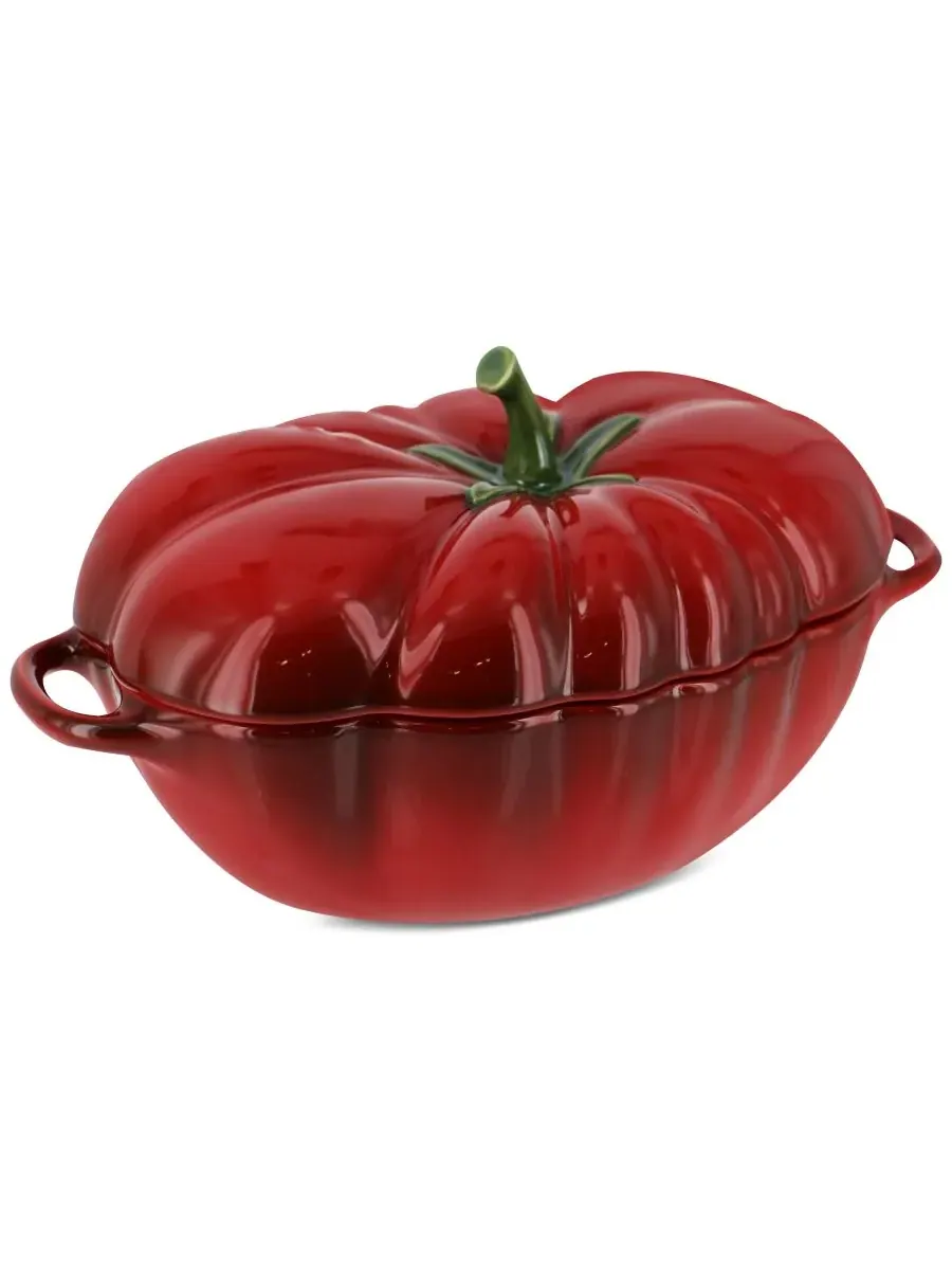 Фигурная кокотница Staub Ceramic «Томат», 12 см, 0.47 л