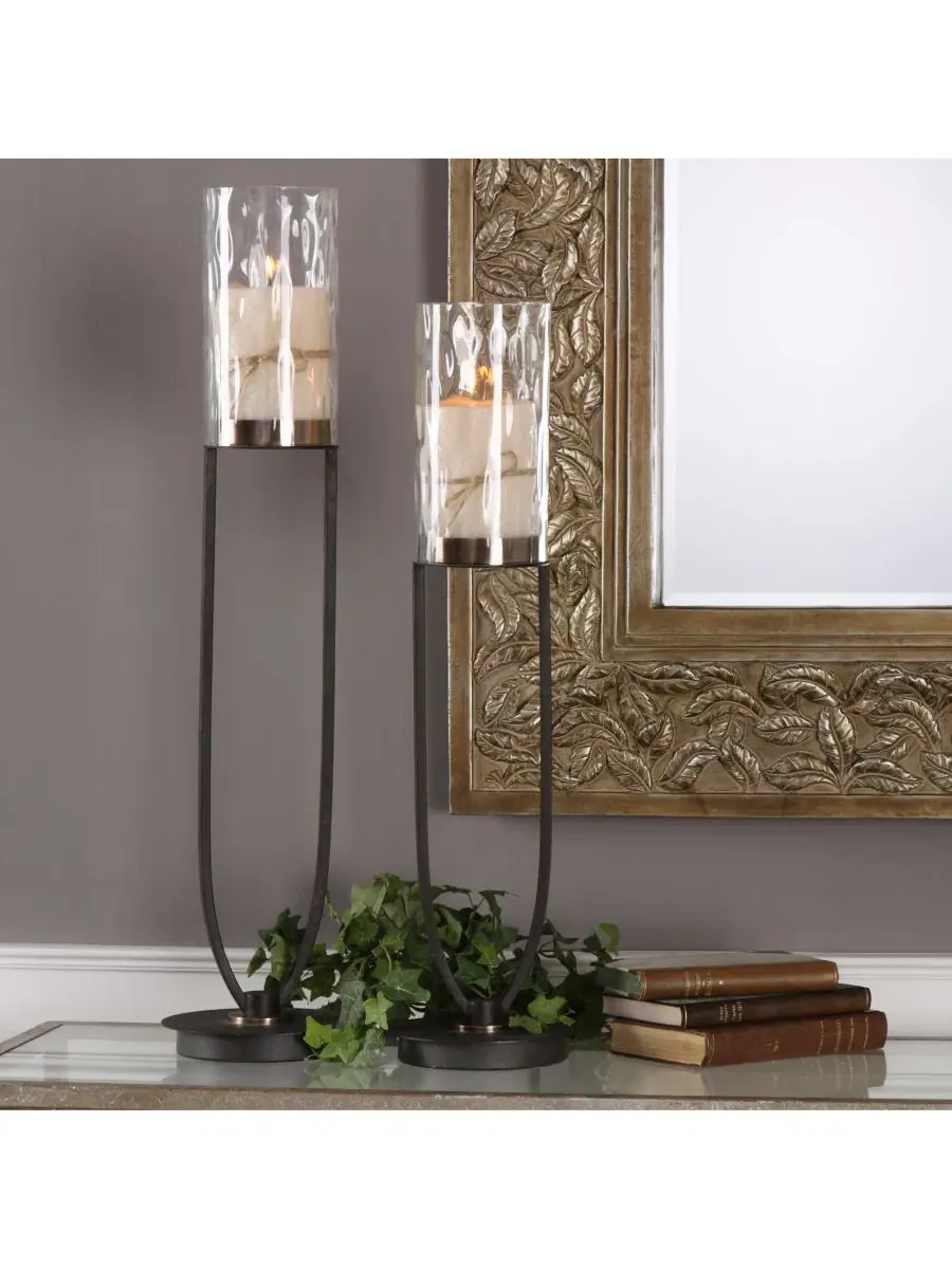 Набор из 2 подсвечников Durga Iron Work Uttermost — изображение 2 из 2, нет цвета