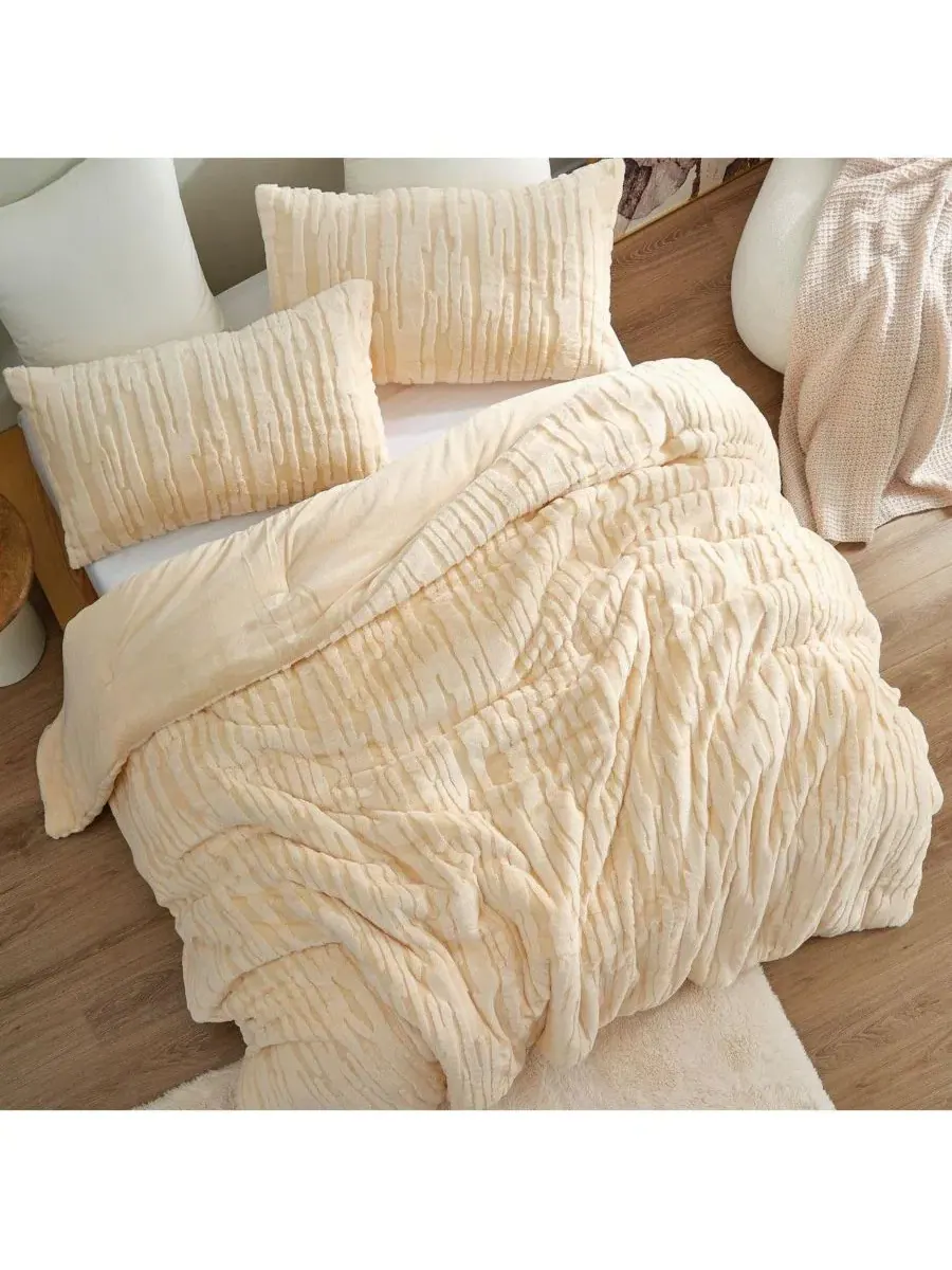 Одеяло-комфортер Oversized Desert Dunes Coma Inducer — изображение 1 из 4, кремовый