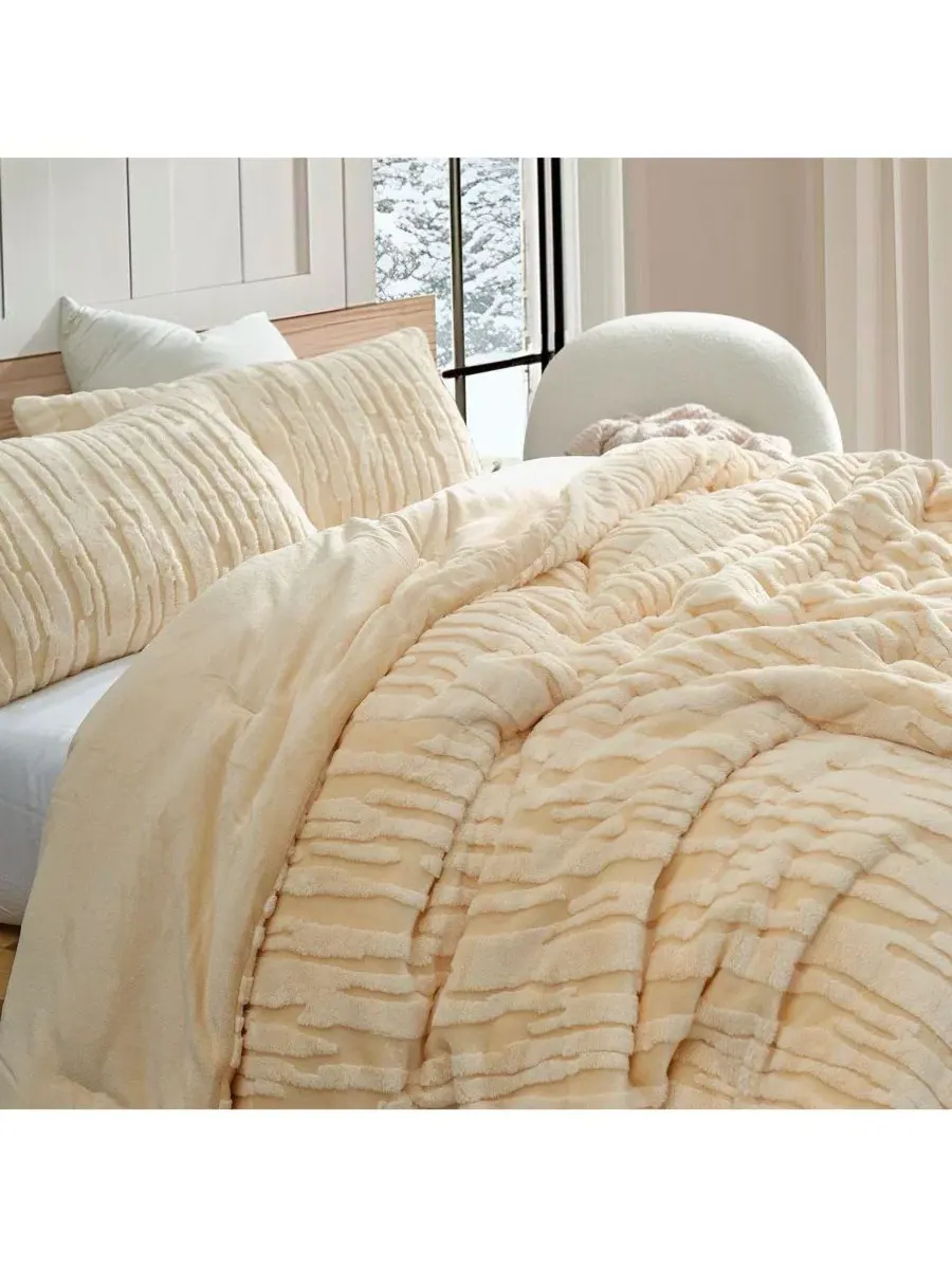 Одеяло-комфортер Oversized Desert Dunes Coma Inducer — изображение 2 из 4, кремовый