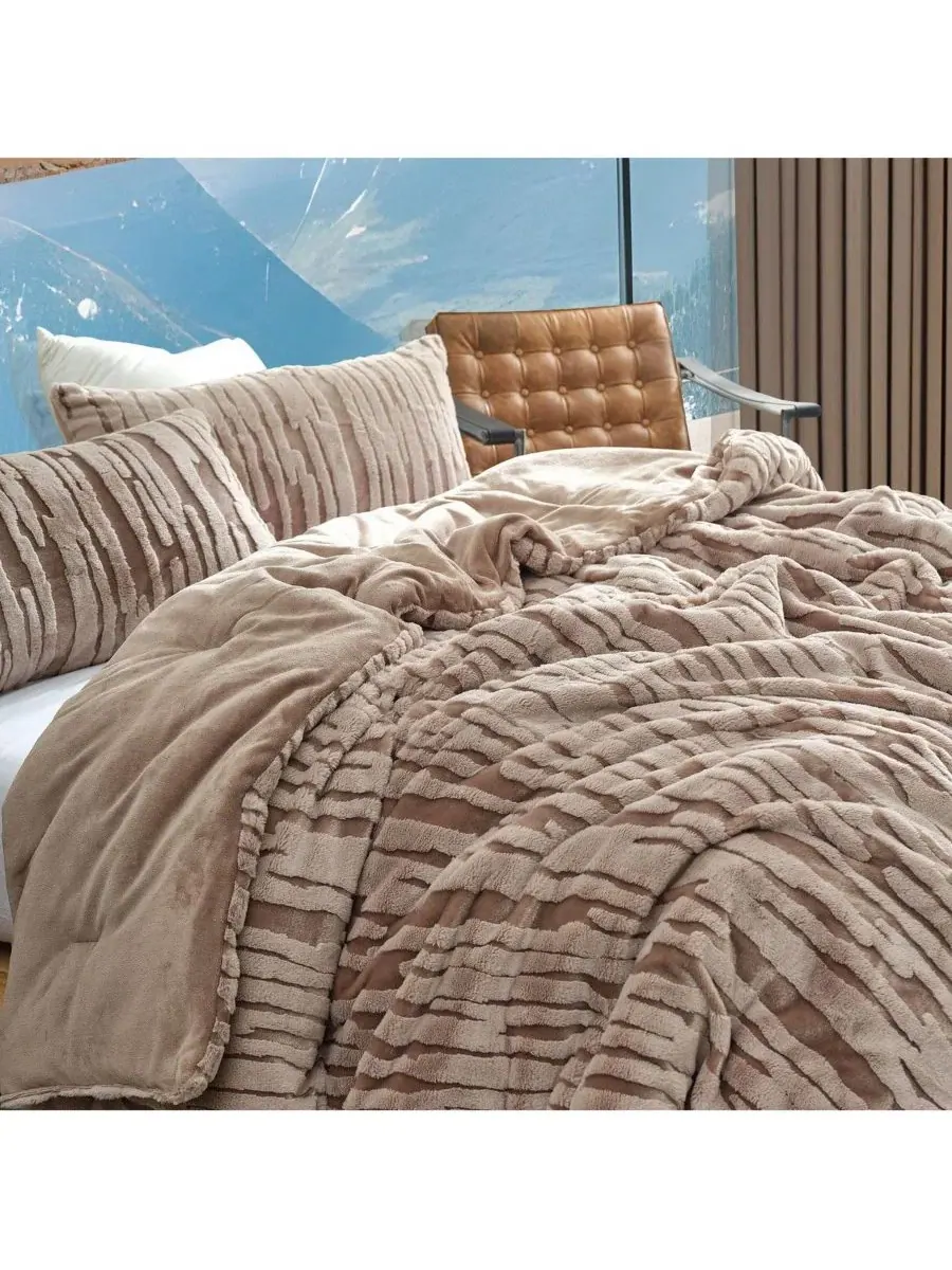 Одеяло-комфортер оверсайз Desert Dunes Coma Inducer, Sahara Taupe — изображение 3 из 4