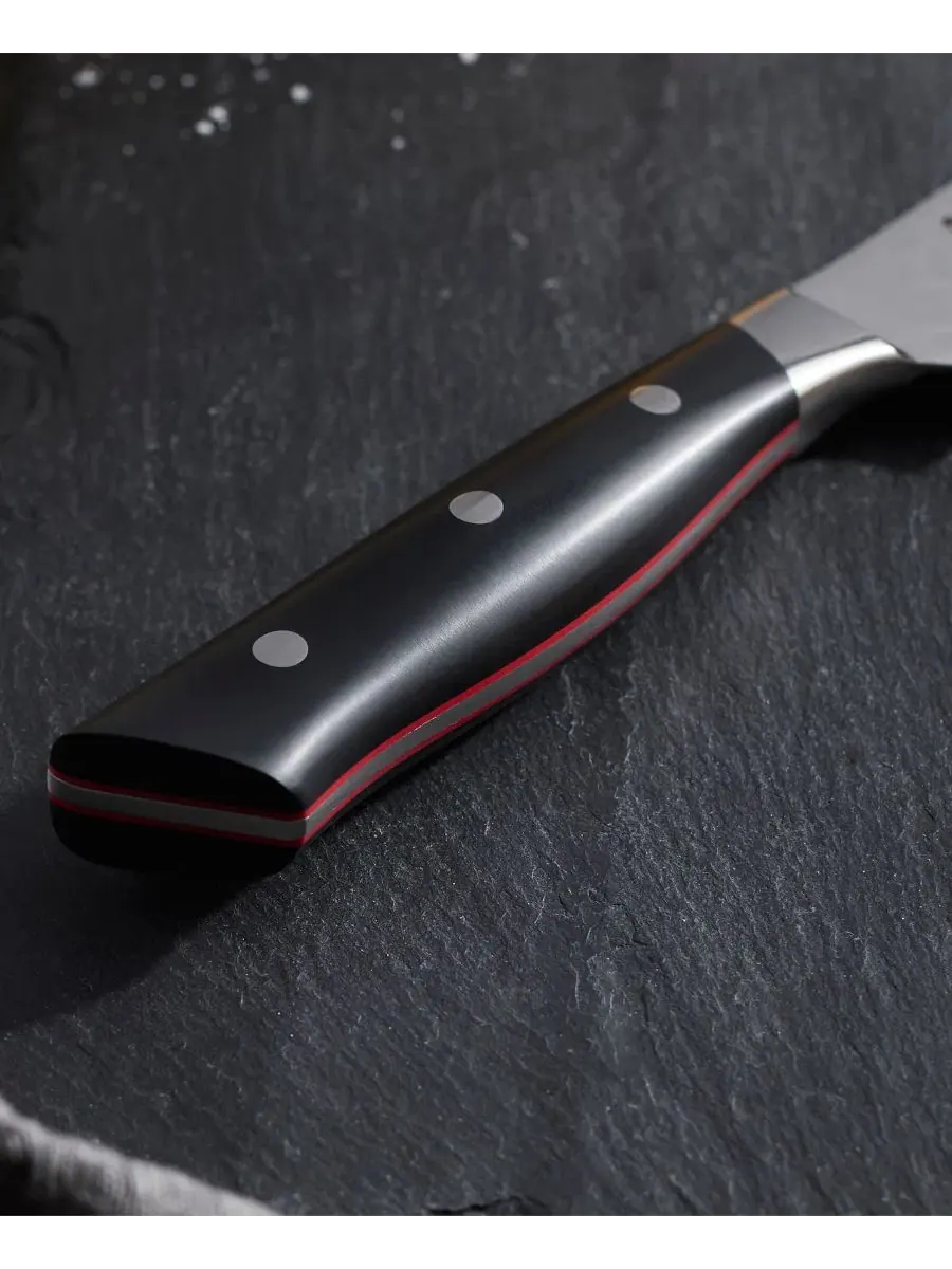 Нож для хлеба Hisho 9" с цельной конструкцией Miyabi — изображение 2 из 6, черный