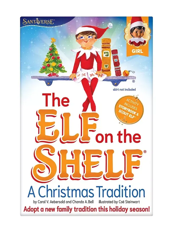 Игрушка для девочек, созданная в рамках рождественской традиции Elf On The Shelf — изображение 2 из 4, красный/белый