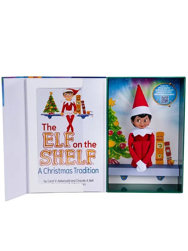 Игрушка для девочек, созданная в рамках рождественской традиции Elf On The Shelf — изображение 4 из 4, красный/белый
