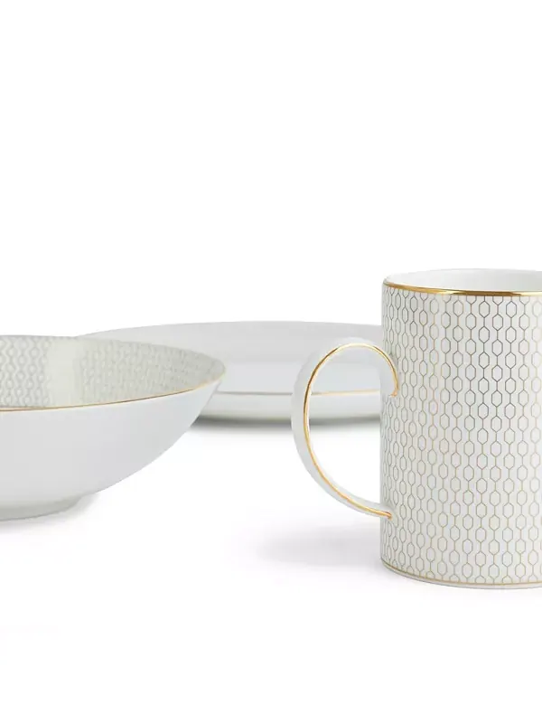 Сервиз Gio gold из 4-х предметов Wedgwood — изображение 4 из 4, белый
