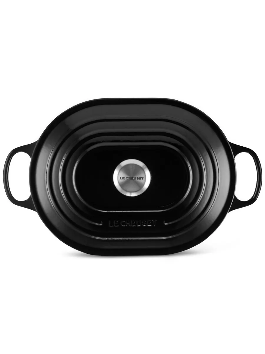 Сотейник овальный Le Creuset Signature, 3,4 л, 31 см — изображение 5 из 5, черный