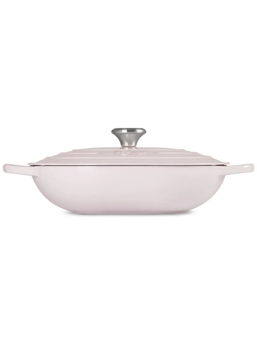 Сотейник овальный Le Creuset Signature, 3,4 л, 31 см — изображение 3 из 4, желтый