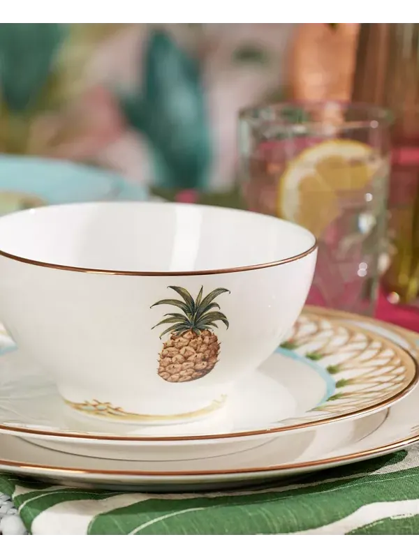 Британская колониальная рисовая чаша Lenox — изображение 2 из 2, бежевый