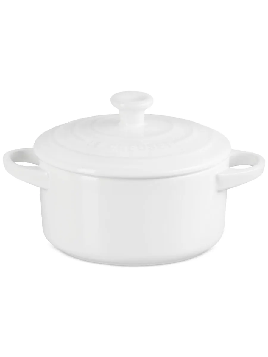 Керамическая мини-кокотница Le Creuset, 0.71 л, 14 см — изображение 1 из 5, белый