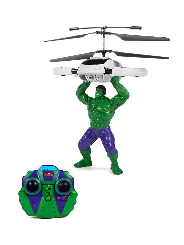 Летающая фигурка Халка из Marvel Avengers IR вертолет World Tech Toys — мульти