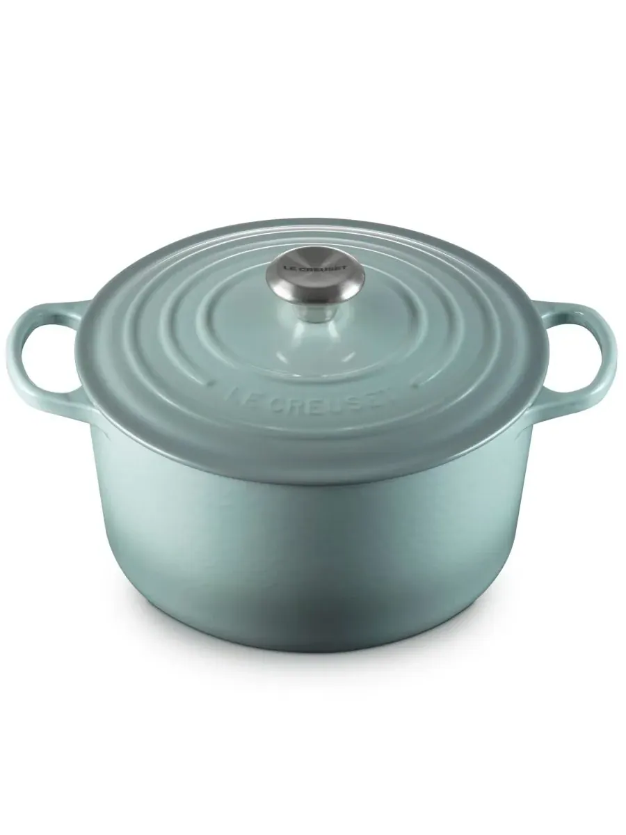 Кастрюля круглая Le Creuset Signature, 6,3 л, 26 см — изображение 2 из 5, морская соль