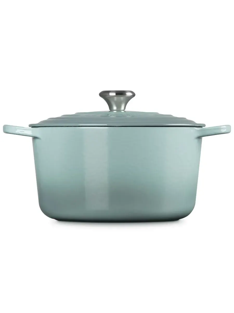 Кастрюля круглая Le Creuset Signature, 6,3 л, 26 см — изображение 3 из 5, морская соль