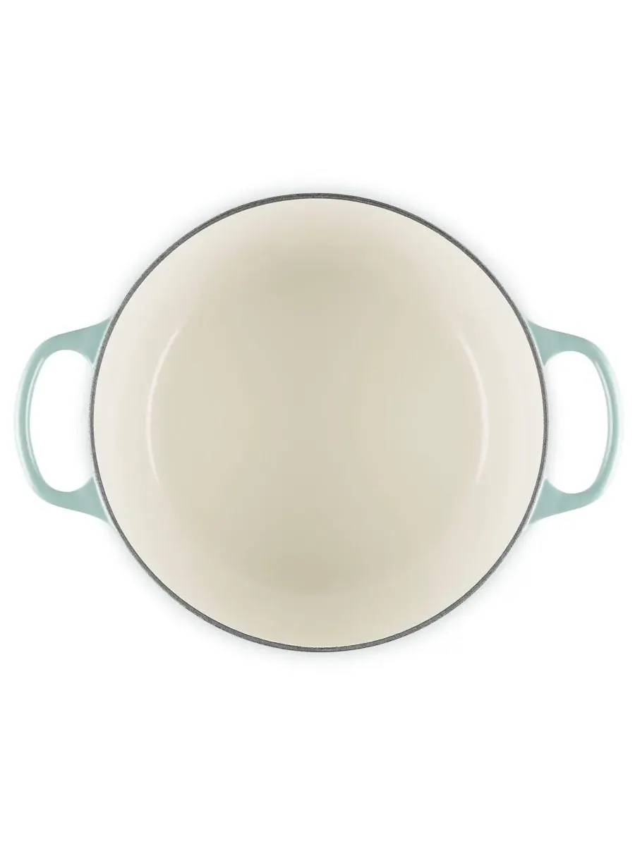 Кастрюля круглая Le Creuset Signature, 6,3 л, 26 см — изображение 4 из 5, морская соль