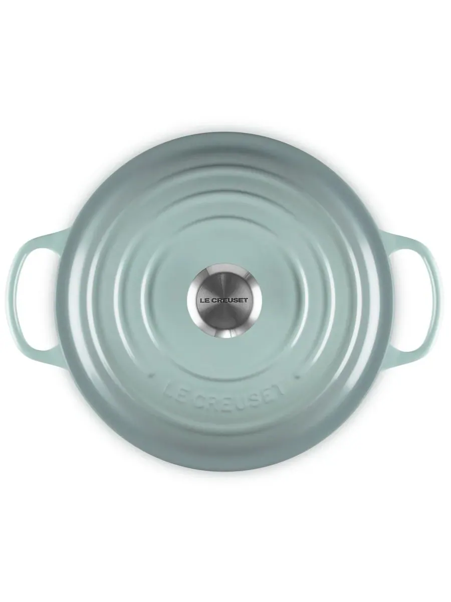 Кастрюля круглая Le Creuset Signature, 6,3 л, 26 см — изображение 5 из 5, морская соль