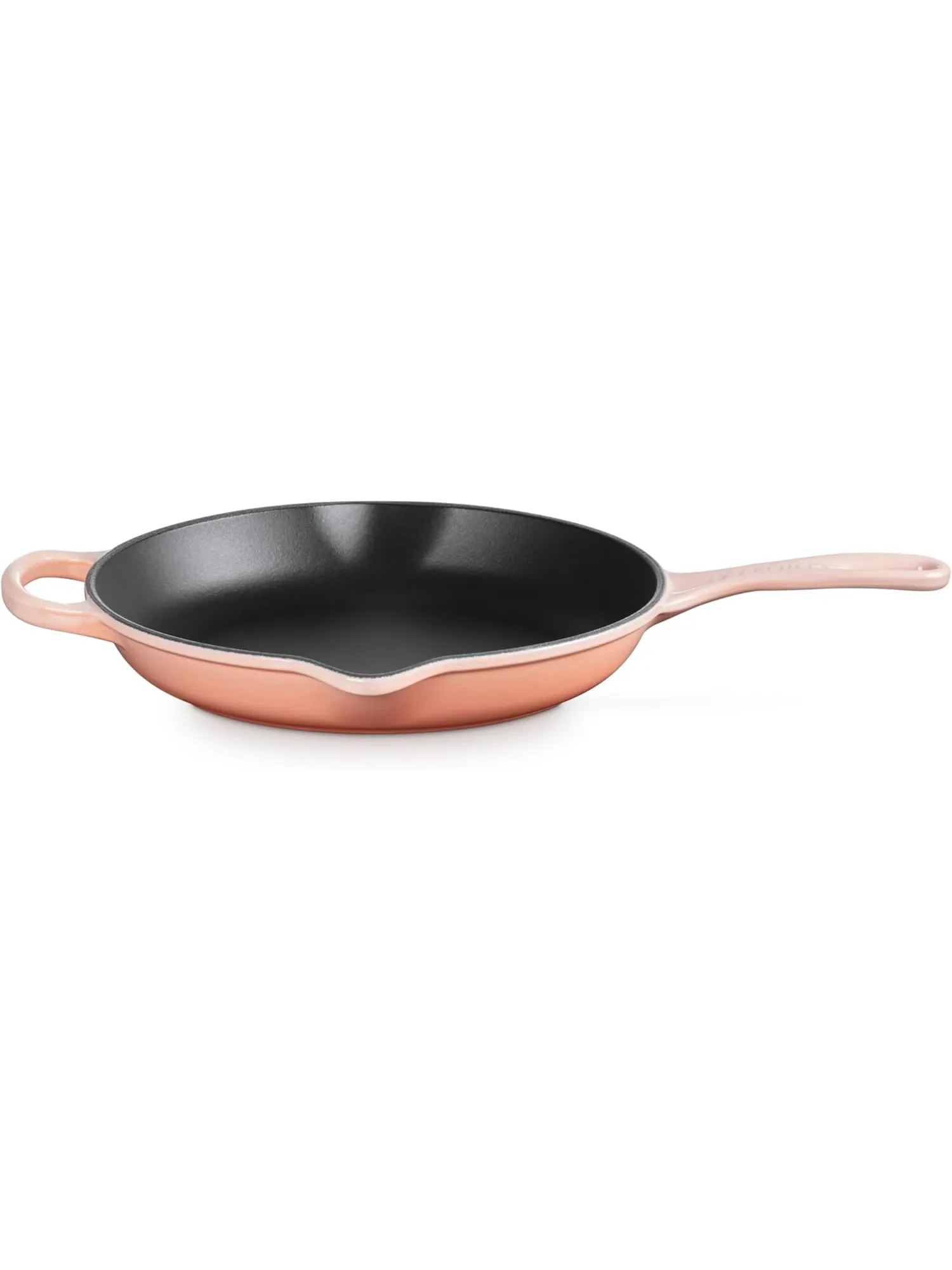 Сковорода чугунная Le Creuset Signature с эмалированным покрытием, 26 см, персиковый — изображение 2 из 7, розовый