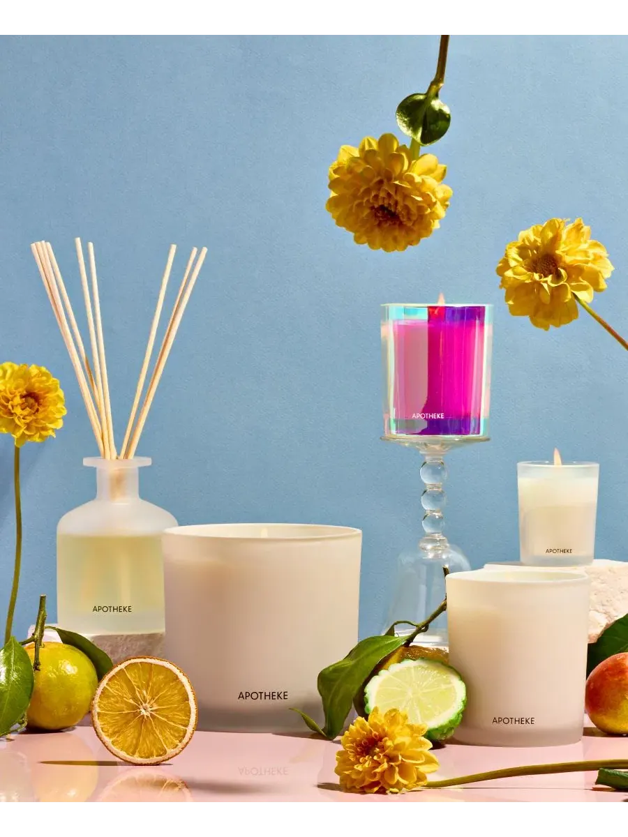 Ароматическая свеча с ароматом бергамота и мандарина, 298 г Apotheke — изображение 4 из 4, нет цвета