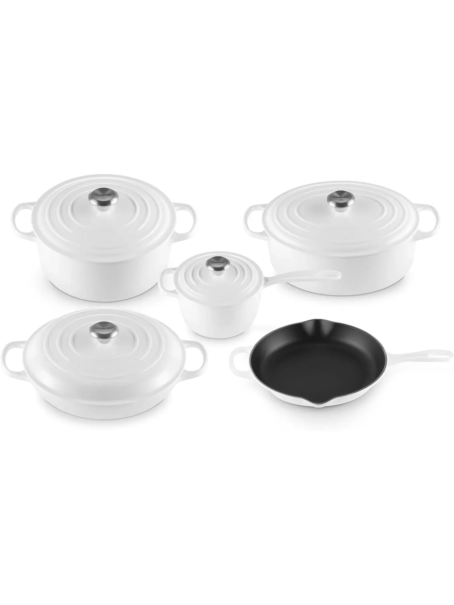 Набор чугунной эмалированной посуды Le Creuset Signature, 9 предметов