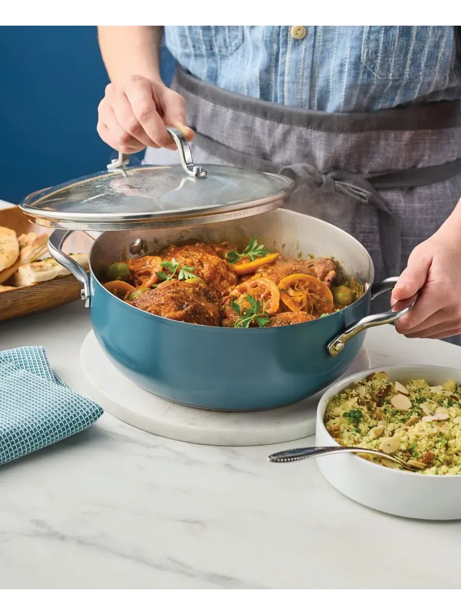 Кастрюля из нержавеющей стали 4 л с крышкой KitchenAid — изображение 7 из 7, зеленый