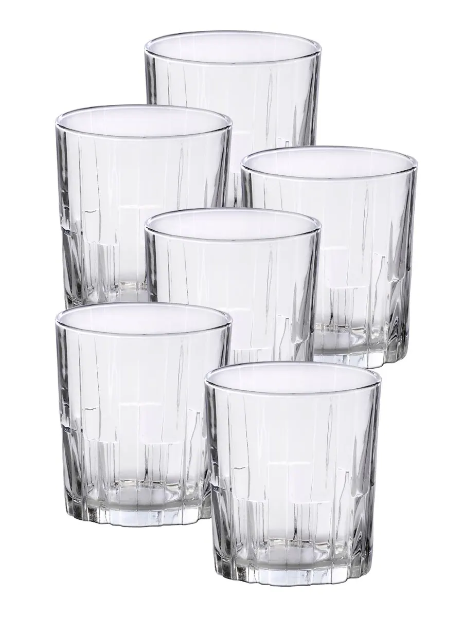 Стаканы Jazz Tumbler - 7 унций (213 мл) - Набор из 6 штук Duralex — прозрачный
