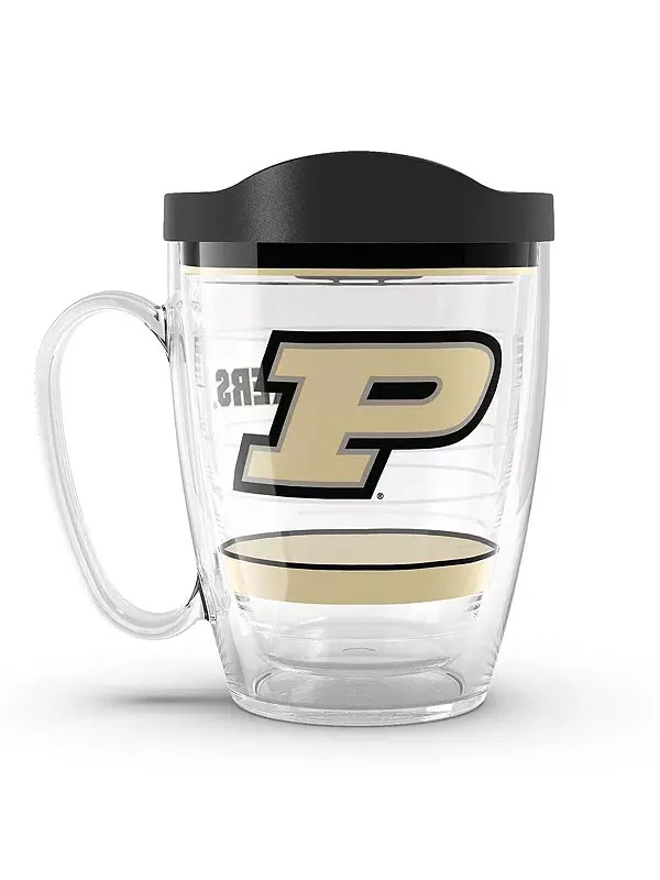 Кружка Purdue Boilermakers Tradition Classic объёмом 16 унций Tervis Tumbler — прозрачный