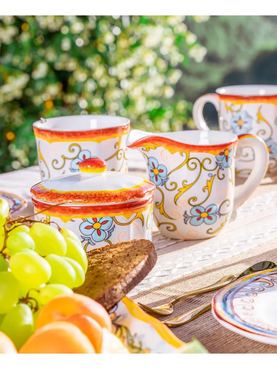 Набор аксессуаров для завтрака Duomo, 3 шт Euro Ceramica — изображение 2 из 4, мульти