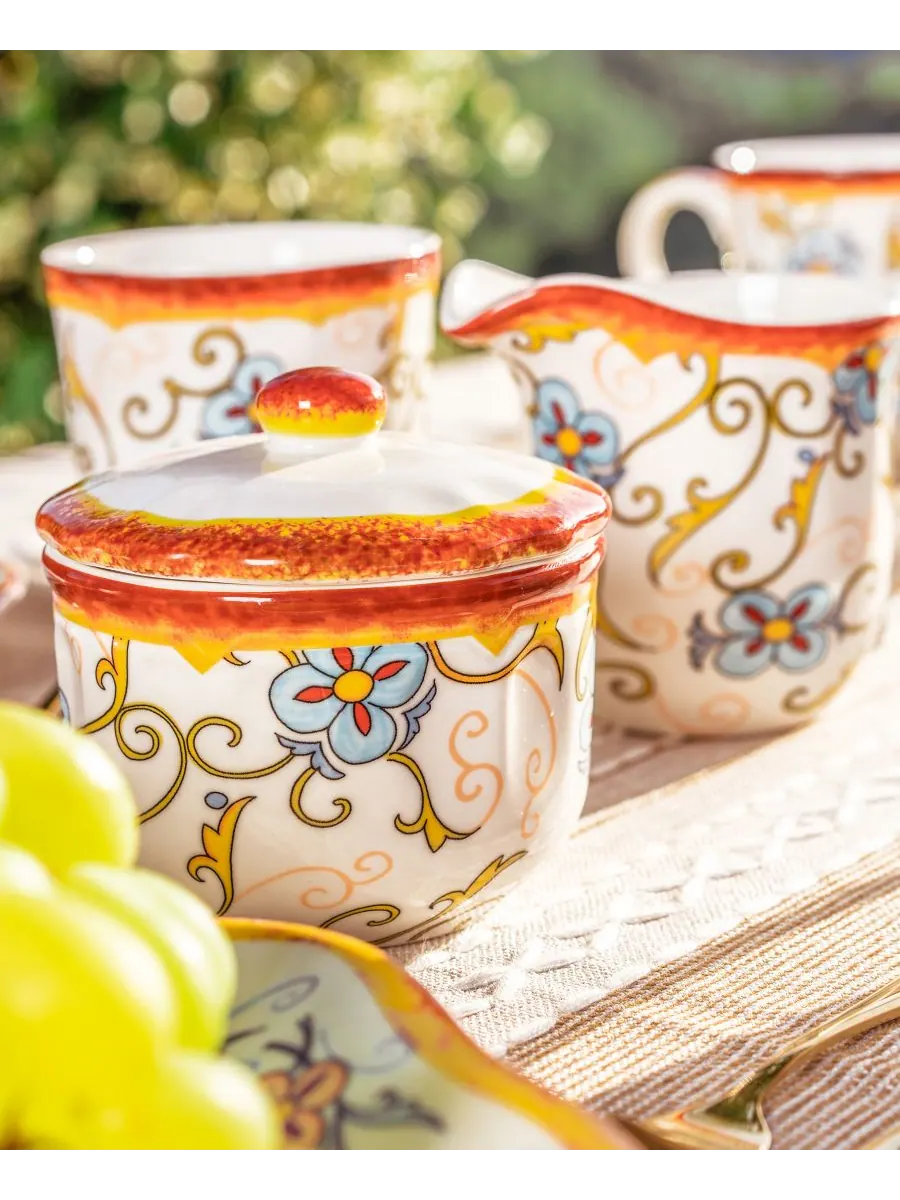 Набор аксессуаров для завтрака Duomo, 3 шт Euro Ceramica — изображение 3 из 4, мульти