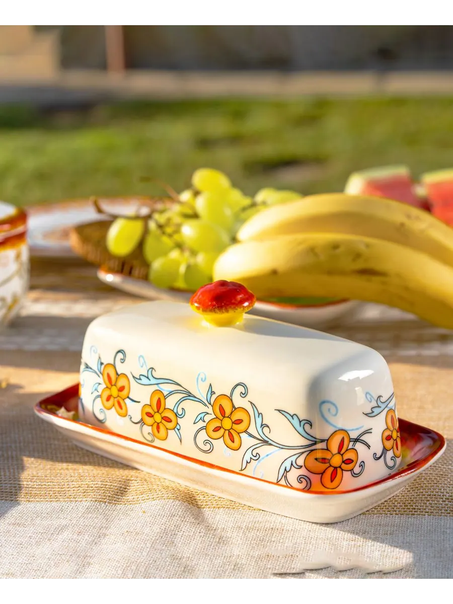 Набор аксессуаров для завтрака Duomo, 3 шт Euro Ceramica — изображение 4 из 4, мульти