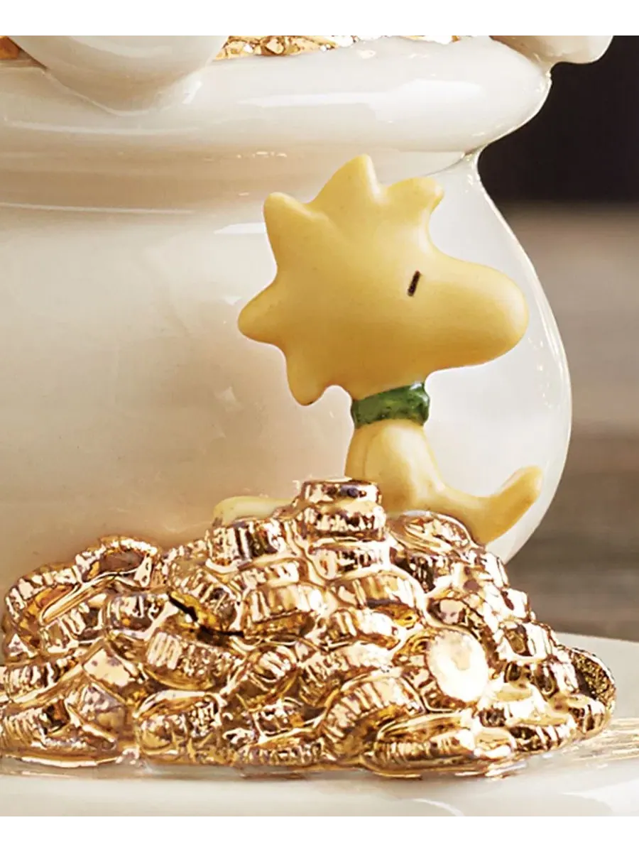 Фигурка Снупи с лепреконом Lucky Leprechaun Snoopy Lenox — изображение 5 из 5, мульти