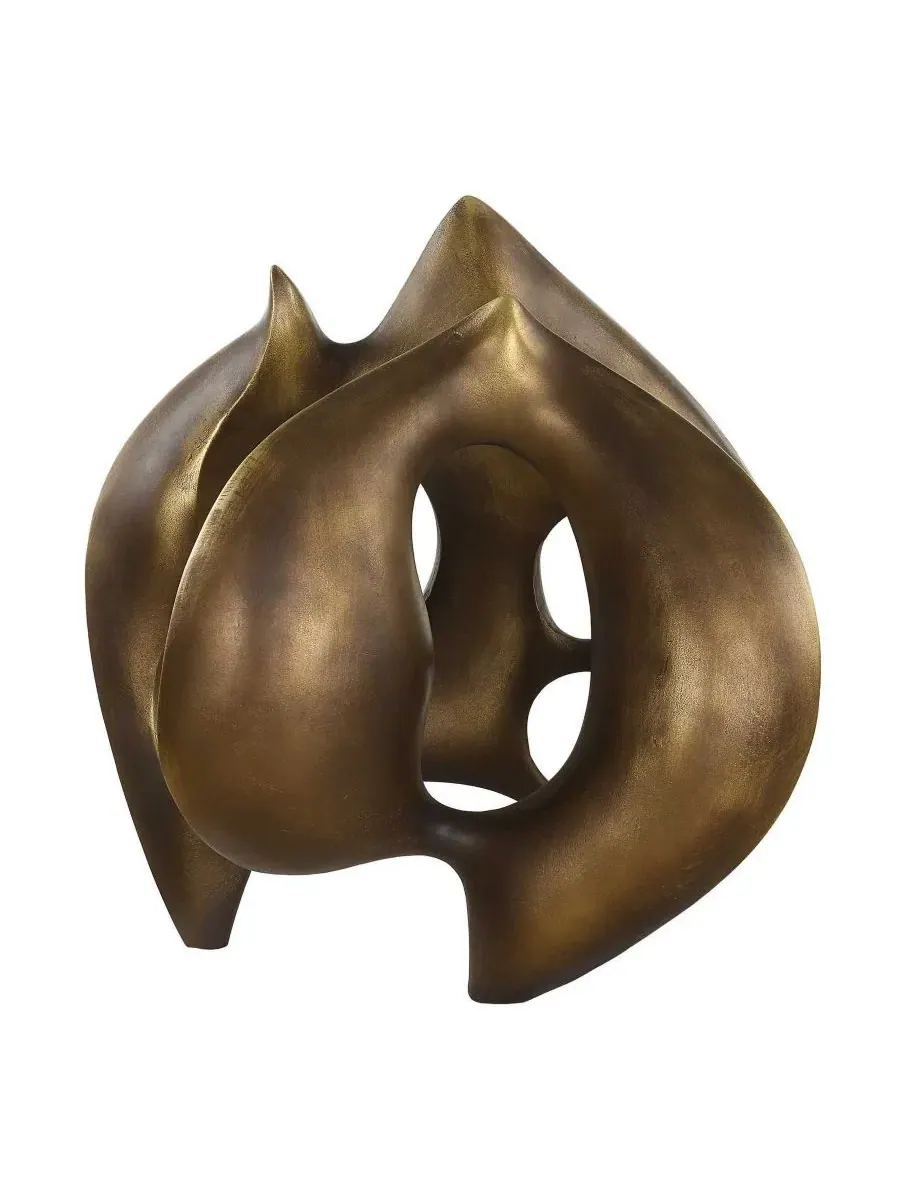 Скульптура «Небесный поток» Uttermost — изображение 2 из 4, золотистый