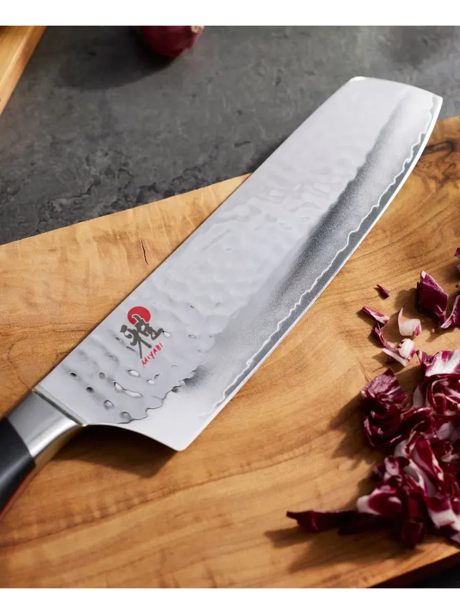 Нож Nakiri Hisho 7 дюймов Miyabi — изображение 3 из 6, черный