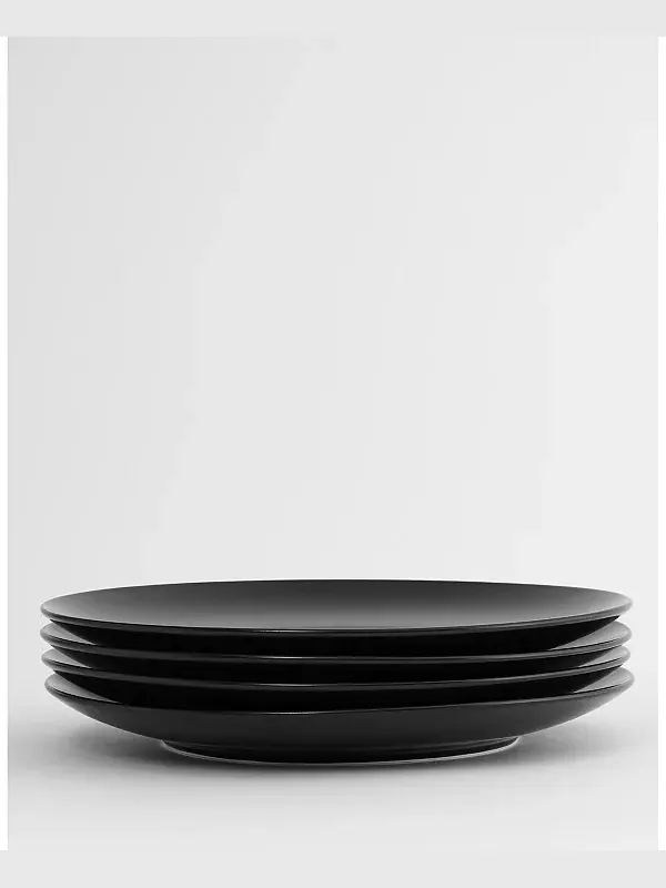 Набор столовых приборов Essential из 12 предметов, сервиз на 4 персоны Euro Ceramica — изображение 2 из 4, черный