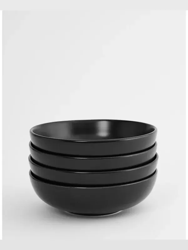 Набор столовых приборов Essential из 12 предметов, сервиз на 4 персоны Euro Ceramica — изображение 3 из 4, черный