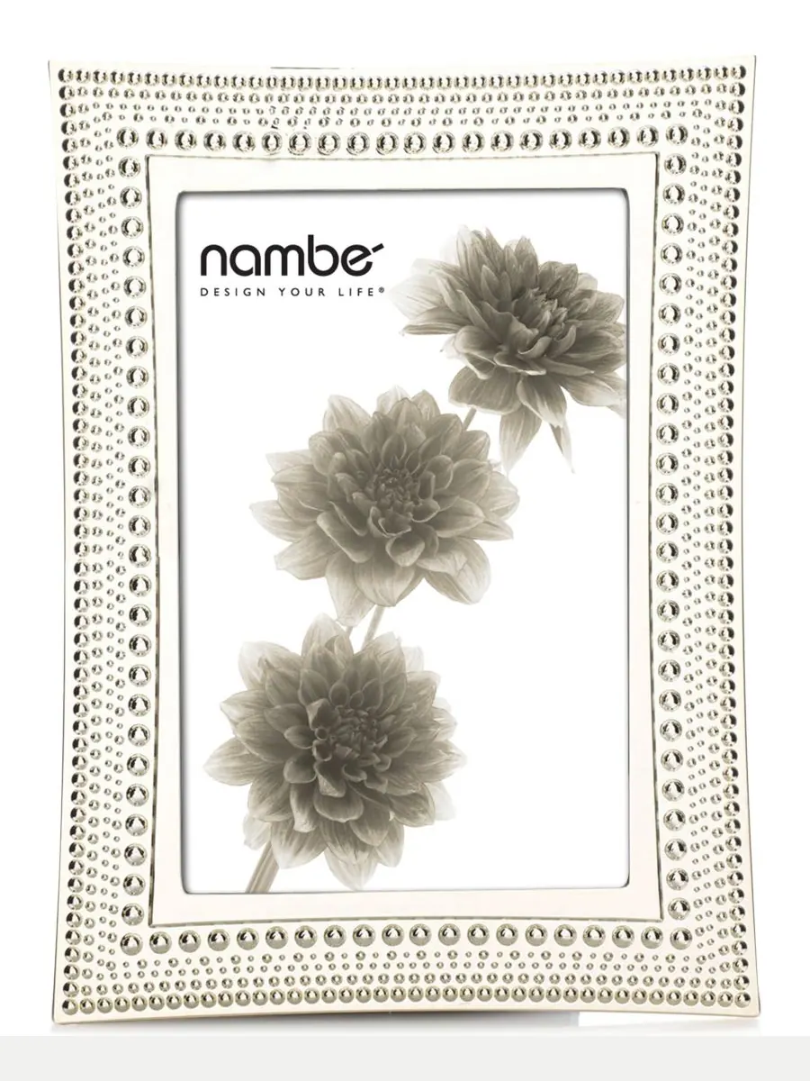 Рамка Nambe с бисерной отделкой, 4 x 6 дюймов Nambé