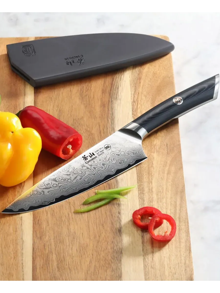 Поварской нож Kuro Series Steel 15 см Cangshan — изображение 2 из 3, серый