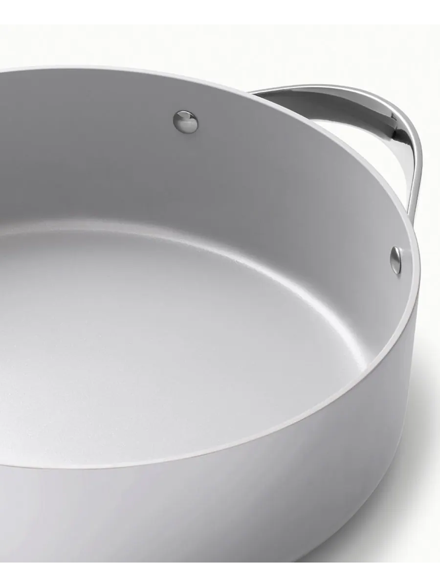 Сковорода Рондо Cookware Plus с антипригарным покрытием Caraway — изображение 2 из 5, серый
