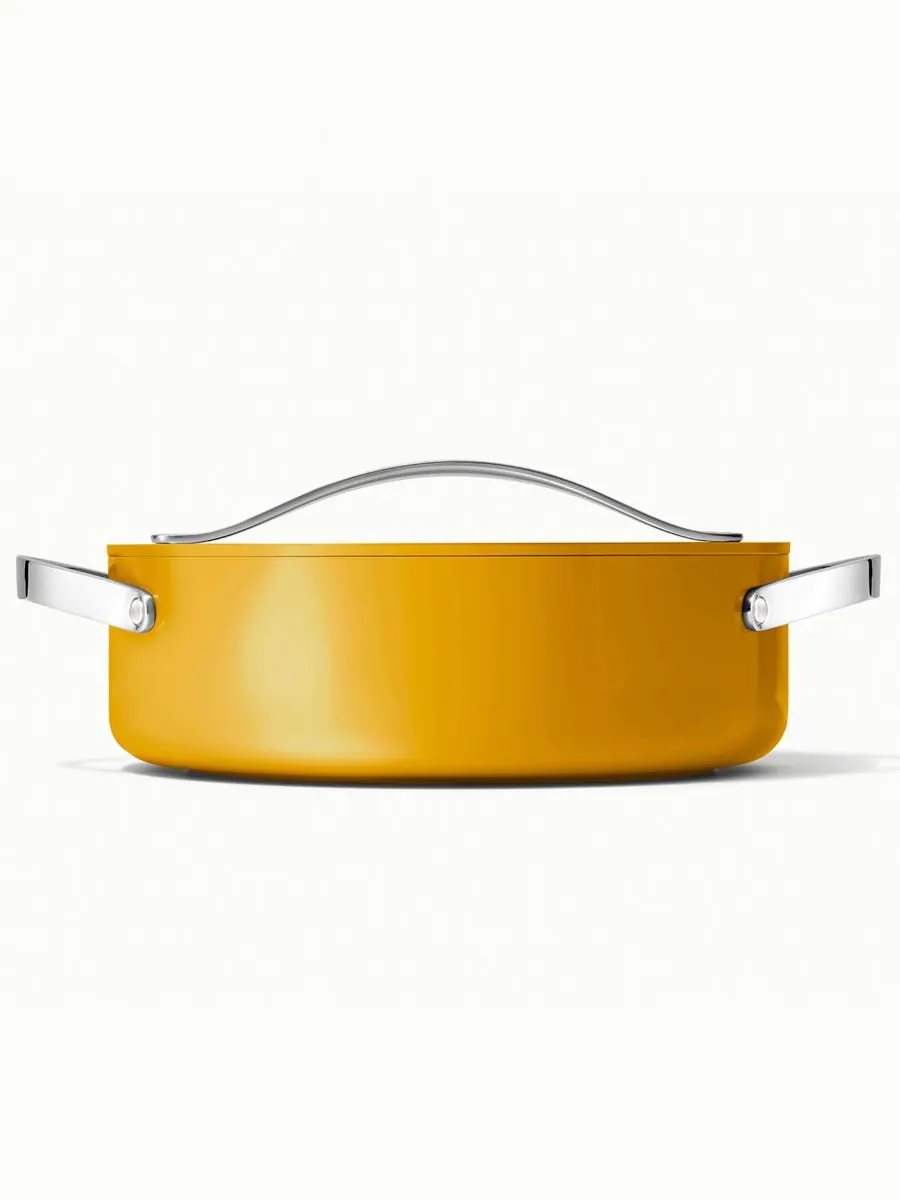 Сковорода Рондо Cookware Plus с антипригарным покрытием Caraway — изображение 2 из 5, оранжевый