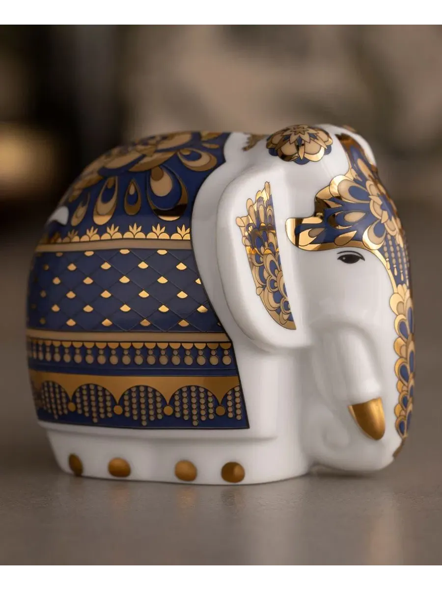 Фигурка слона Bejeweled Elephant Figurine Noritake — изображение 2 из 7, синий