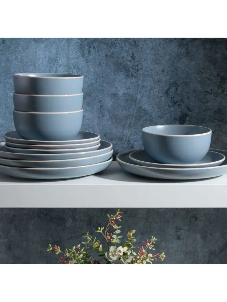 Коллекция посуды Rockaway Gibson Home — изображение 3 из 6, синий