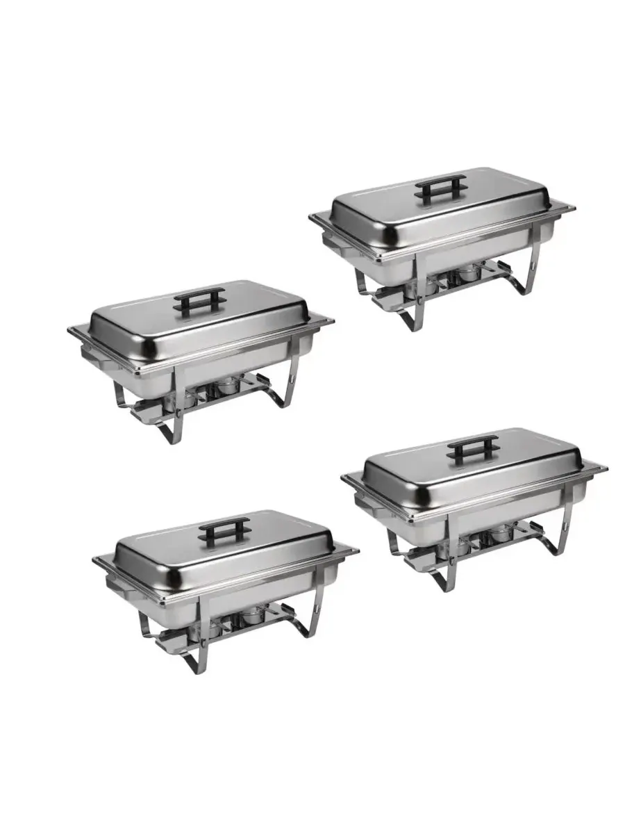 Блюда для домашнего и выездного фуршета Streamdale Furniture — серебристый