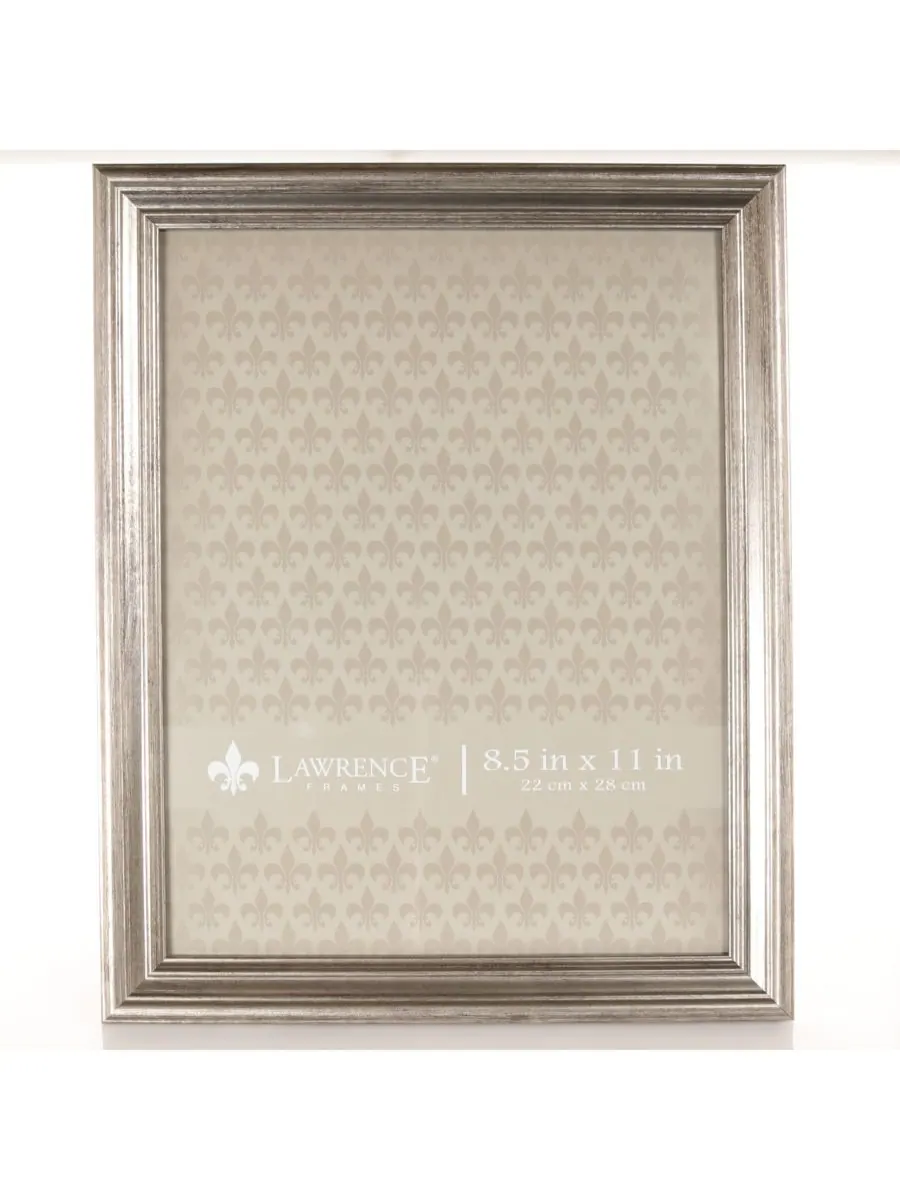 Рамка для картины Sutter Burnished, 8,5" x 11" Lawrence Frames — серебристый