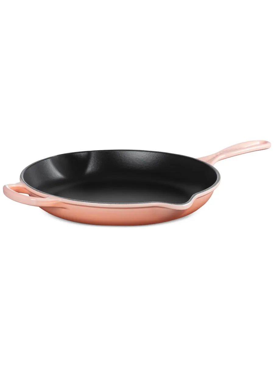 Сковорода чугунная Le Creuset Signature 30 см, персиковый — изображение 1 из 7, розовый