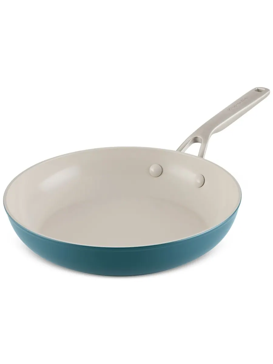 Сковорода KitchenAid Hard-Anodized Ceramic Induction, 25 см, Синяя агава