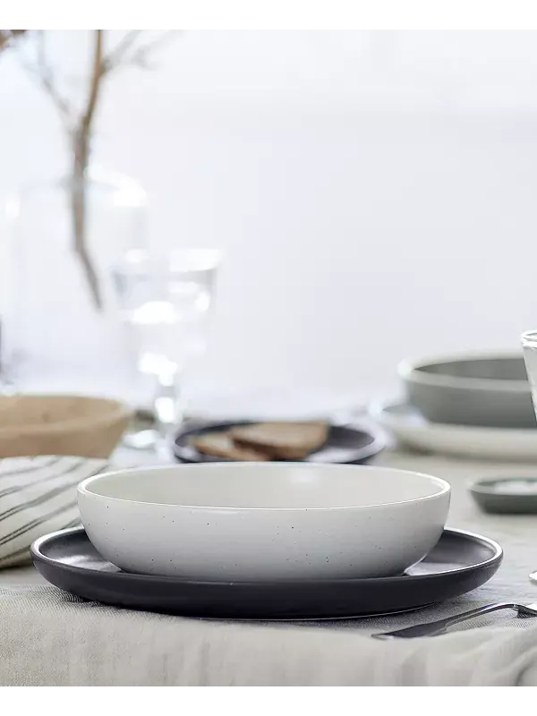 Набор из 4 мисок для пасты Pacifica Serveware, 33 унции Casafina By Costa Nova — изображение 3 из 4, артишок