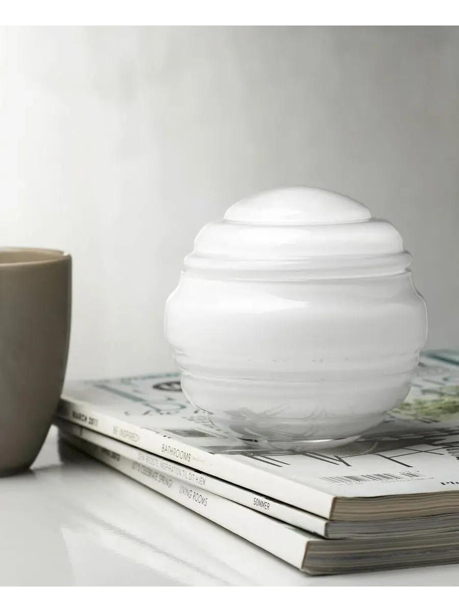 Коробочка для конфет Nest, маленькая Nude Glass — изображение 2 из 2, белый